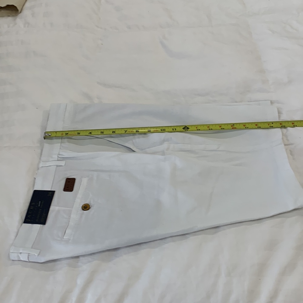NWT Jach's New York Bleeker Stretch Twill White Short‎ Size 34 - Picture 5 of 14